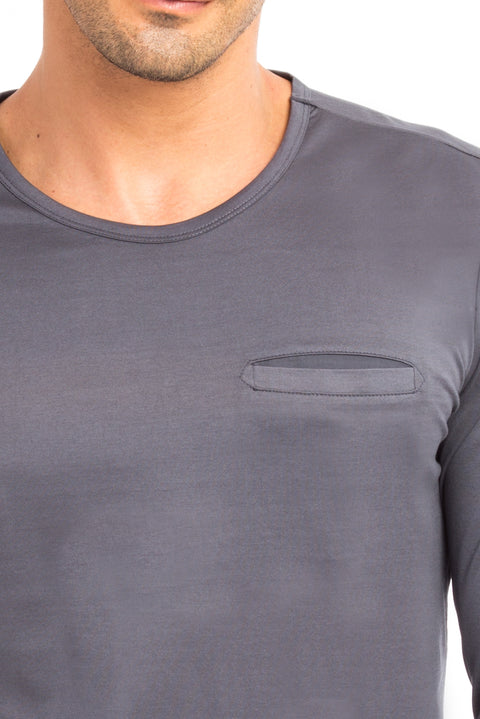 Marengo Crew Neck Regular Fit Cotton Sweatshirt