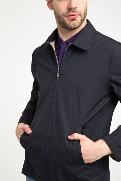 Navy Blue Seasonal Reversible Jacket