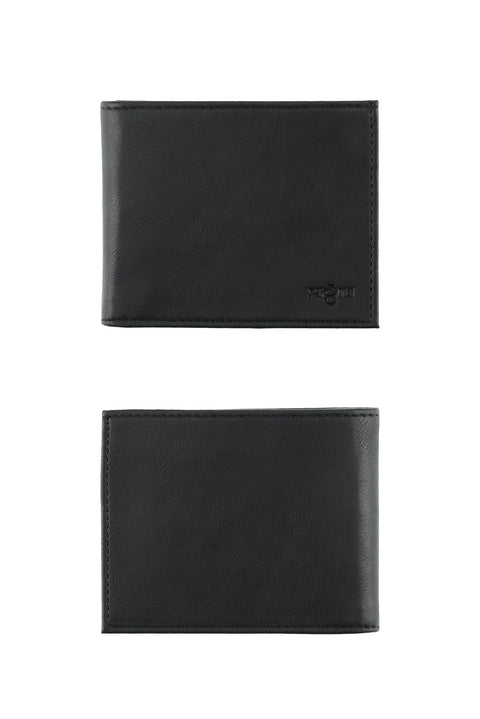 Siyah Düz 3'lü Kemer & Cüzdan & Kartlık Hediye Kutulu Set