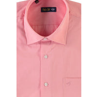 Pink Short-Sleeve Regular Fit Patterned Shirt