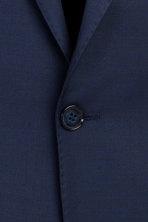 Dark Navy 7 Drop Slim Fit Narrow Cut Wool Suit