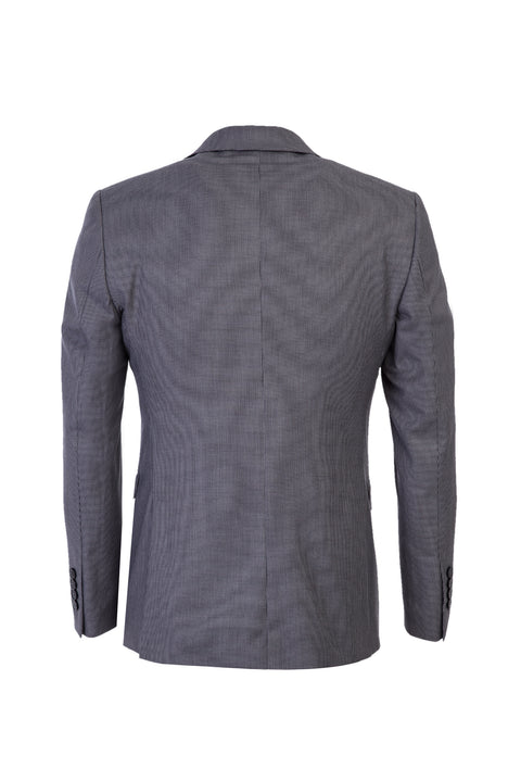 Light Gray 7 Drop Slim Fit Eyelet Suit