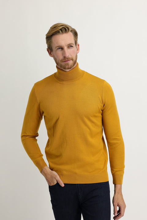 Saffron Turtleneck Regular Fit Knitted Sweater