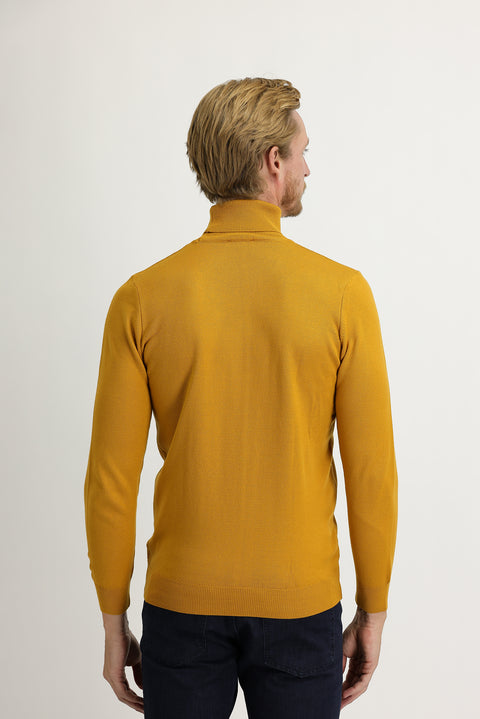 Saffron Turtleneck Regular Fit Knitted Sweater
