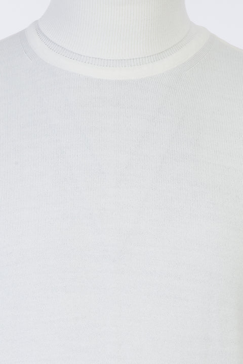 Off-white Turtleneck Regular Fit Knitted Sweater
