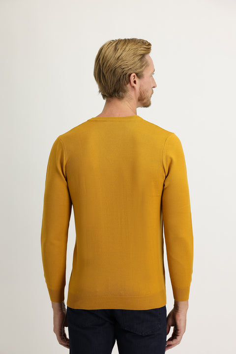 Safran V-Neck Regular Fit Knitwear Sweater