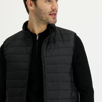 Black Quilted Sports Vest