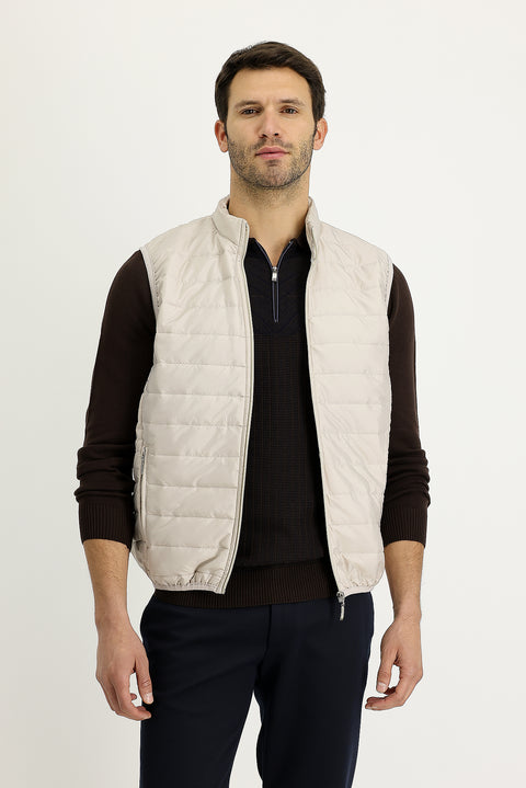 Stone Quilted Sports Vest