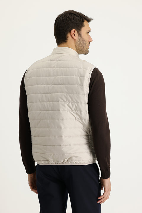 Stone Quilted Sports Vest
