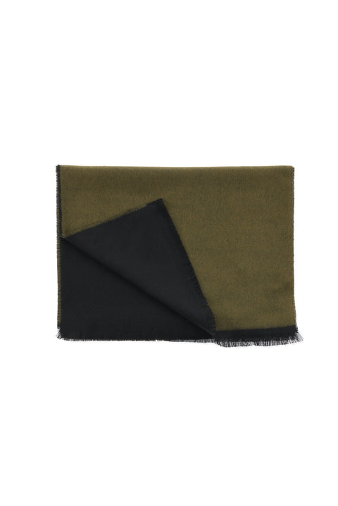 Medium Khaki Double-Sided Scarf