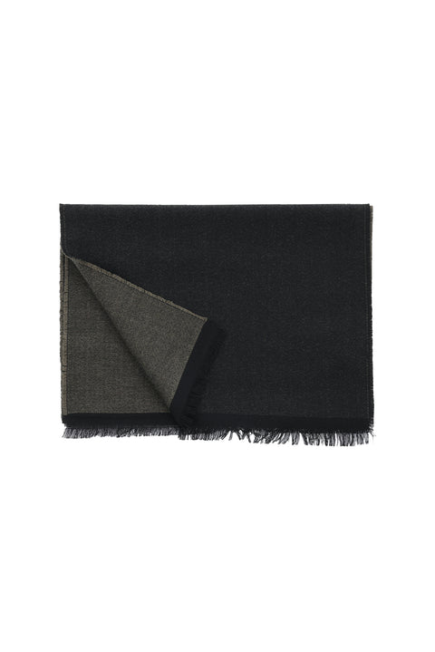 Medium Khaki Double-Sided Scarf