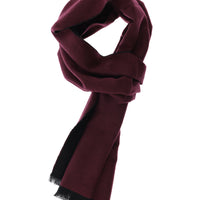 Dark Burgundy Double-Sided Scarf