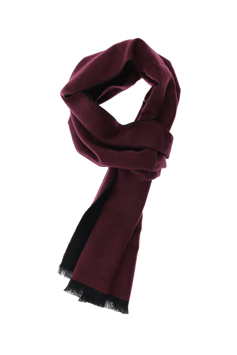 Dark Burgundy Double-Sided Scarf