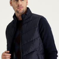Medium Navy Blue Padded Sports Vest
