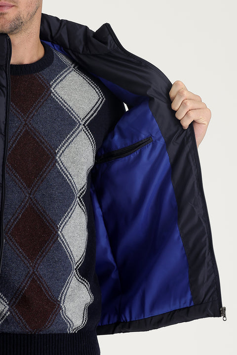 Medium Navy Blue Padded Sports Vest