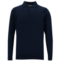 Dark Petrol Polo Neck Regular Fit Knitwear Sweater
