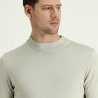 Stone Half Turtleneck Regular Fit Knit Sweater