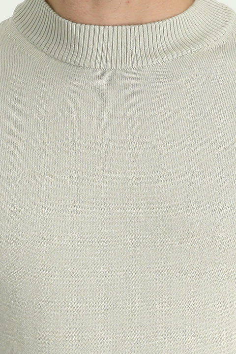 Stone Half Turtleneck Regular Fit Knit Sweater
