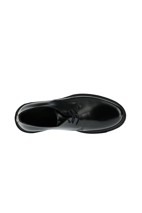 Siyah Sneaker Rugan Deri Ayakkabı