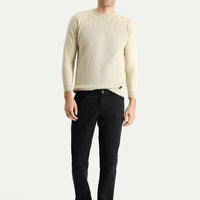 Siyah Regular Fit Standart Kesim Likralı Kanvas / Chino Pantolon