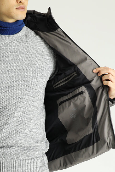 Medium Mink Hooded Puffer Jacket