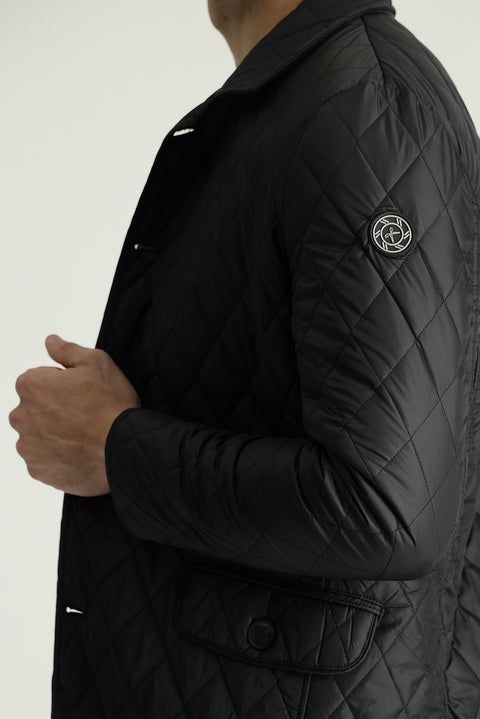 Black Quilted Jacket