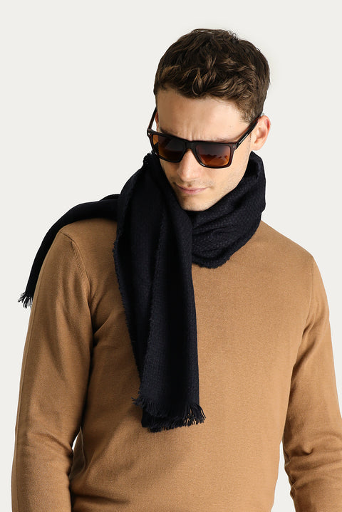 Camel Crew Neck Slim Fit Narrow Cut Cotton Knit Sweater