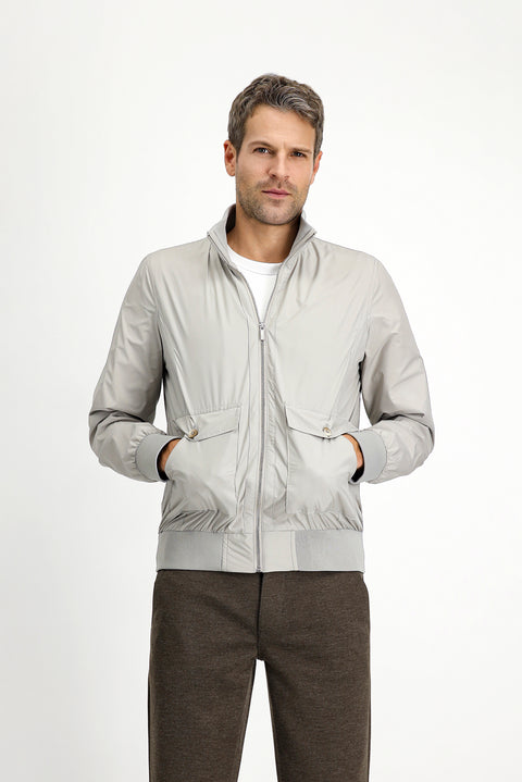 Stone Seasonal Sport Bomber Jacket Coat