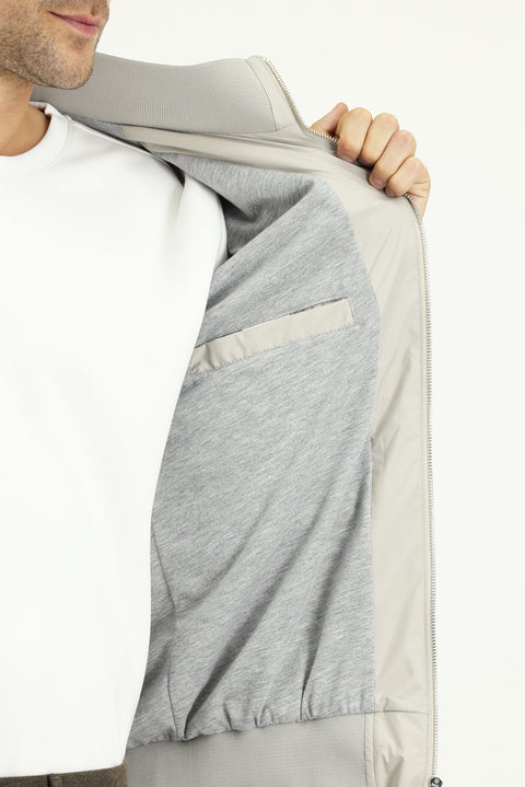 Stone Seasonal Sport Bomber Jacket Coat