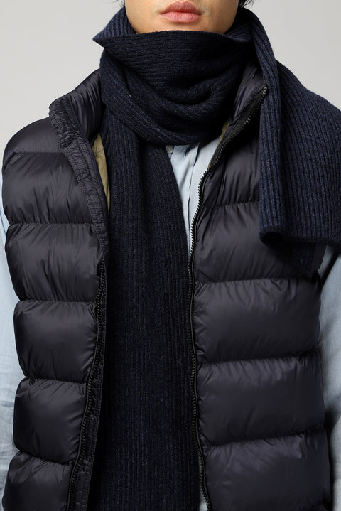 Dark Navy Quilted Sports Padded Vest with Bag