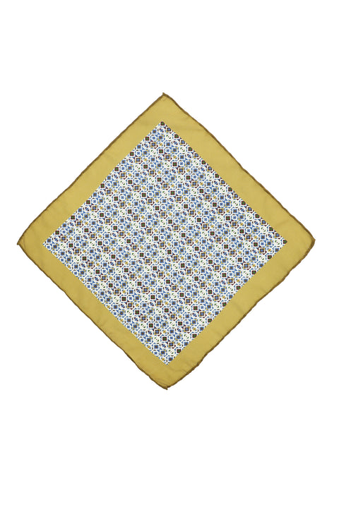 Medium Beige Patterned Handkerchief