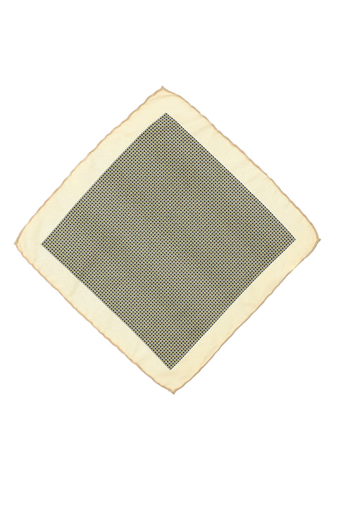 Black Patterned Handkerchief
