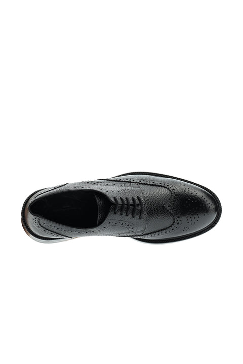 Black Casual Leather Shoes