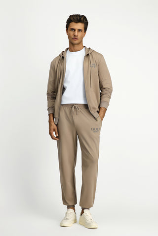 Orta Vizon Regular Fit Pamuklu Baskılı Sweatpant / Eşofman Altı