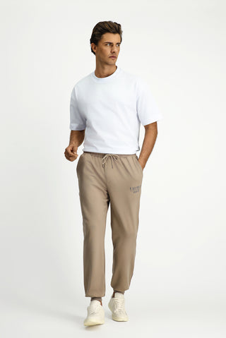 Orta Vizon Regular Fit Pamuklu Baskılı Sweatpant / Eşofman Altı