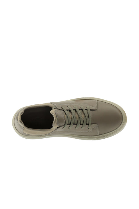Orta Vizon Sneaker Deri Ayakkabı