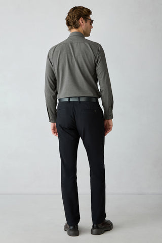 Koyu Lacivert Relaxed Fit Pamuklu Spor Pantolon