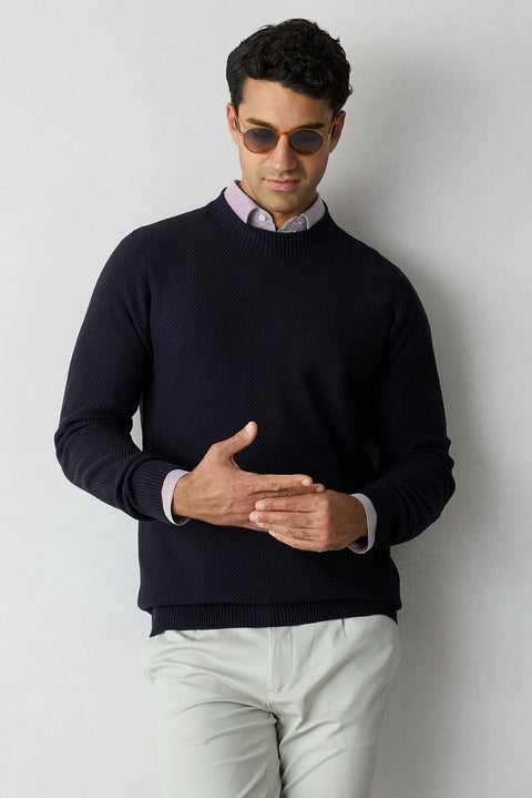 Burgundy Long Sleeve Regular Fit Striped Cotton Shirt