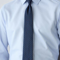 Dark Navy Blue Polka Dot Tie (6.5 cm)