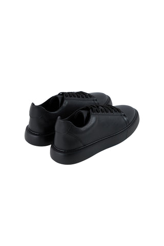 Siyah Memory Foam EVA Taban Rahat Konforlu Günlük Spor Sneaker Ayakkabı
