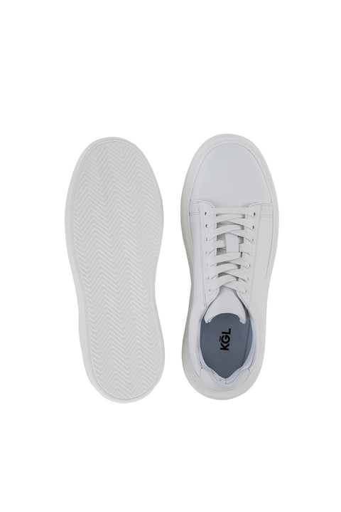 Beyaz Memory Foam EVA Taban Rahat Konforlu Günlük Spor Sneaker Ayakkabı