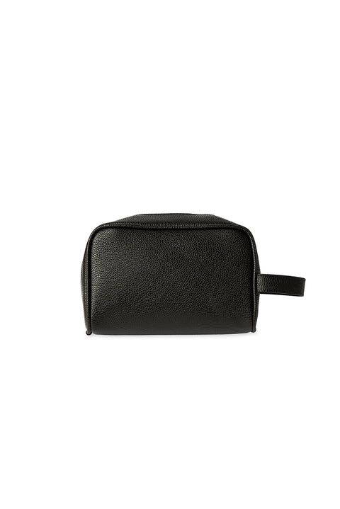 Black Floater Faux Leather Toiletry Bag (Width 21* Height 14* Depth 8)