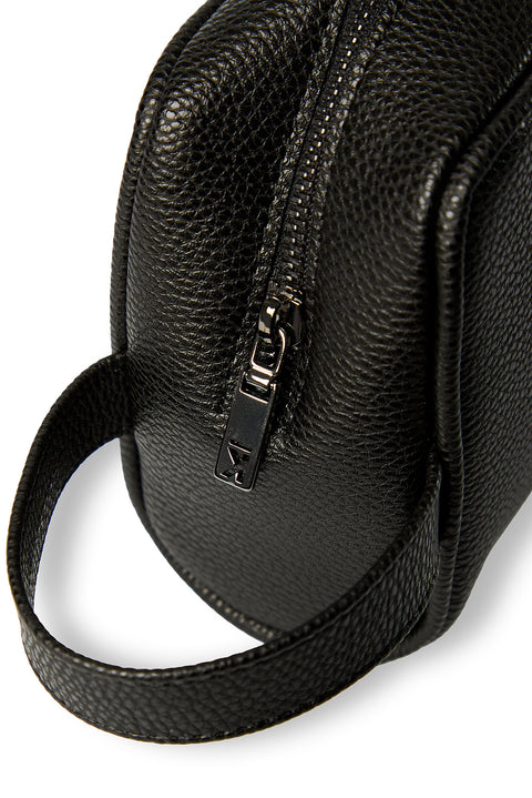 Black Floater Faux Leather Toiletry Bag (Width 21* Height 14* Depth 8)