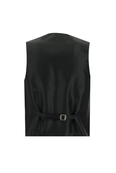 Black 7 Drop Slim Fit Narrow Cut Shawl Collar Vest Tuxedo & Groom Suit