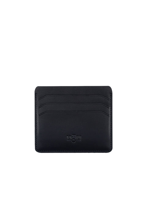 Dark Navy Leather Card Holder