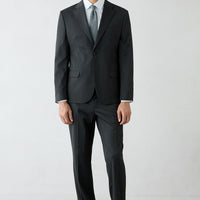 Dark Anthracite 4-Drop Relaxed Fit Notch Lapel Suit