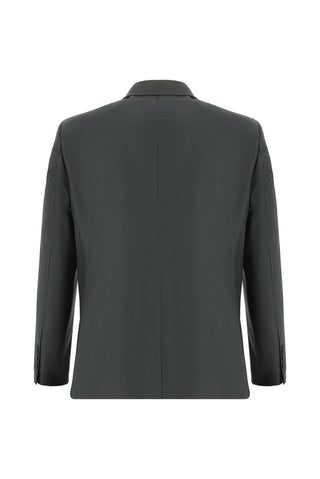 Orta Füme 4 Drop Relaxed Fit Rahat Kesim Takım Elbise