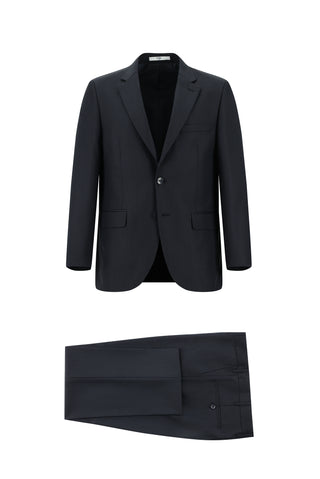 Koyu Lacivert 4 Drop Relaxed Fit Rahat Kesim Takım Elbise