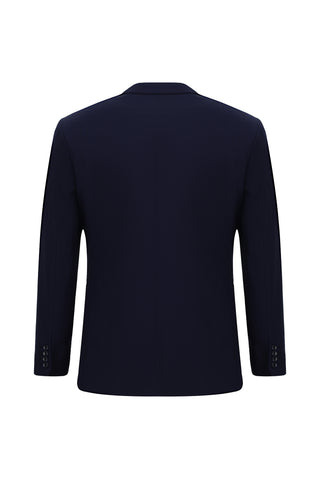 Orta Lacivert 4 Drop Relaxed Fit Rahat Kesim Takım Elbise