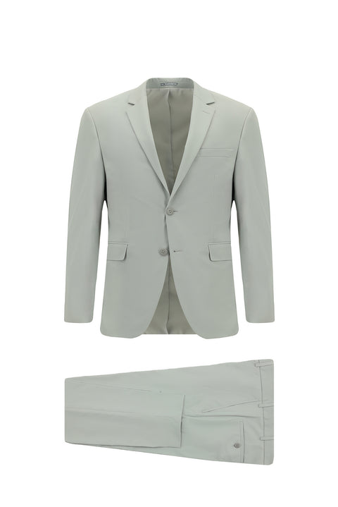 Taş Techno-Line 7 Drop Super Slim Fit Eksra Dar Kesim Beli Lastikli İpli Çantalı Likralı Takım Elbise